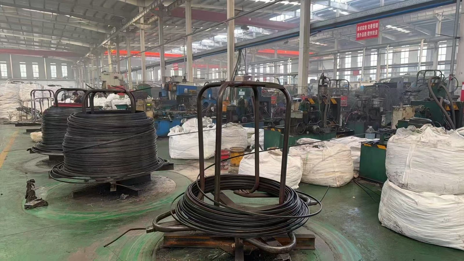 Fastener raw material and production workshop